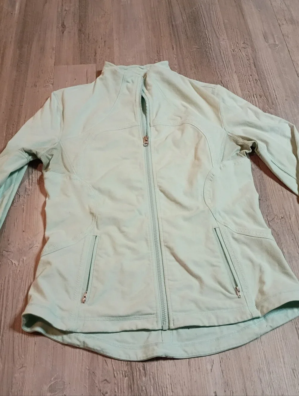 lululemon athletica Light Mint Full-Zip Athletic Jacket